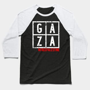 Gaza #FREEPALESTINE - Stop Terror And Free Stop Killing Baseball T-Shirt